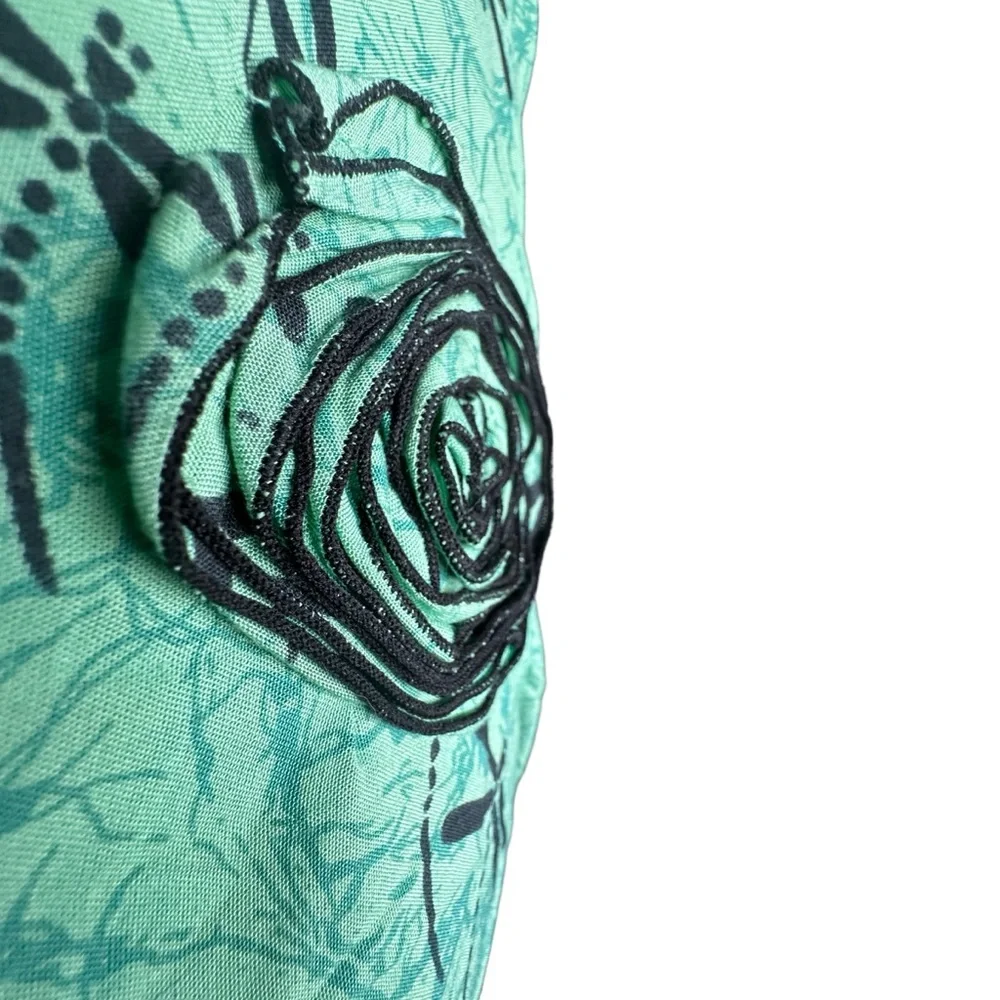 POCKETS! Maxi Dress, Dragonfly and textured flower detail OS
